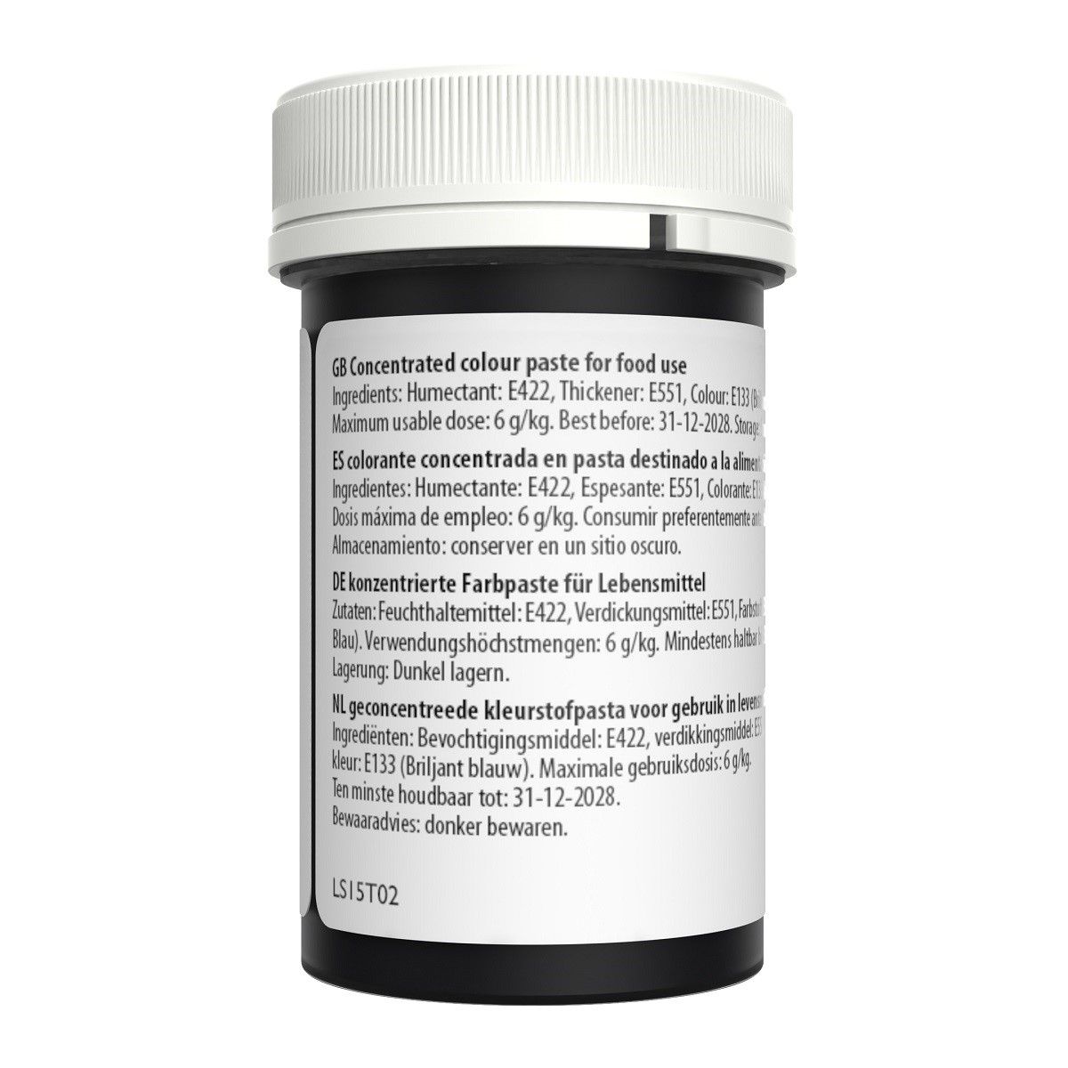 Gelová barva Ice Blue ledově modrá Sugarflair 